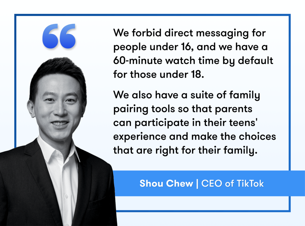 Shou Chew, TikTok CEO quote