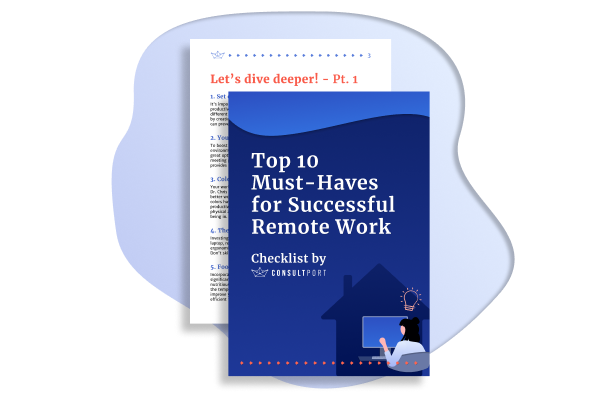 Guide to the Top 10 Must-Haves for Remote Work - Landing page image