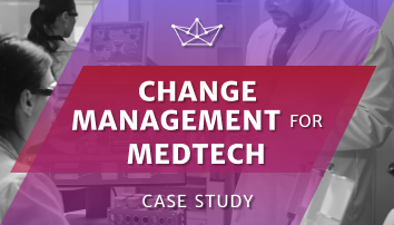 an image about a cse study on change management in MedTech