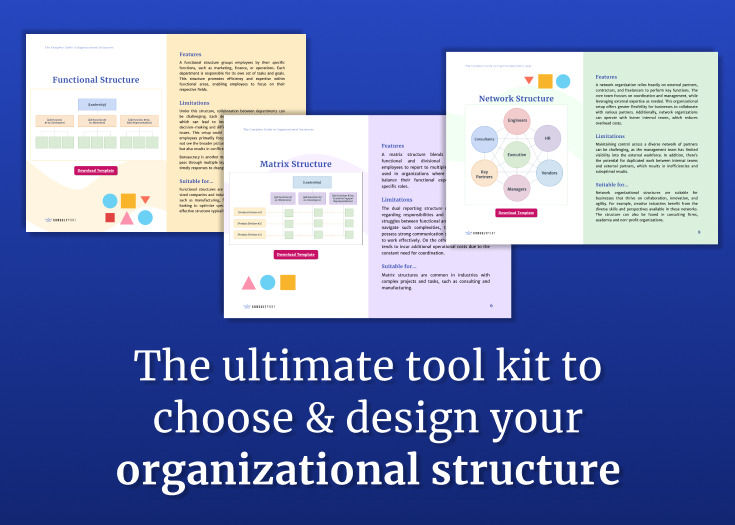 Tagline of organizational design toolkit