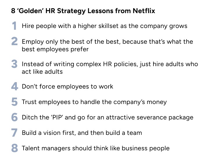 8 ‘Golden’ HR Strategy Lessons From Netflix