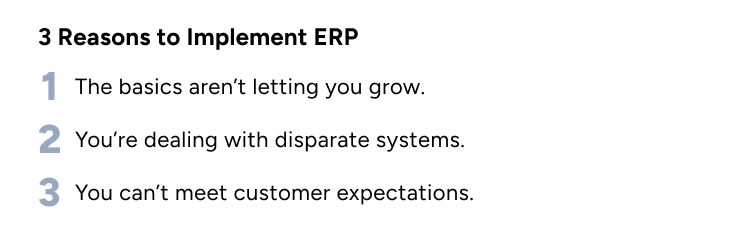 3 reasons to implement ERP image
